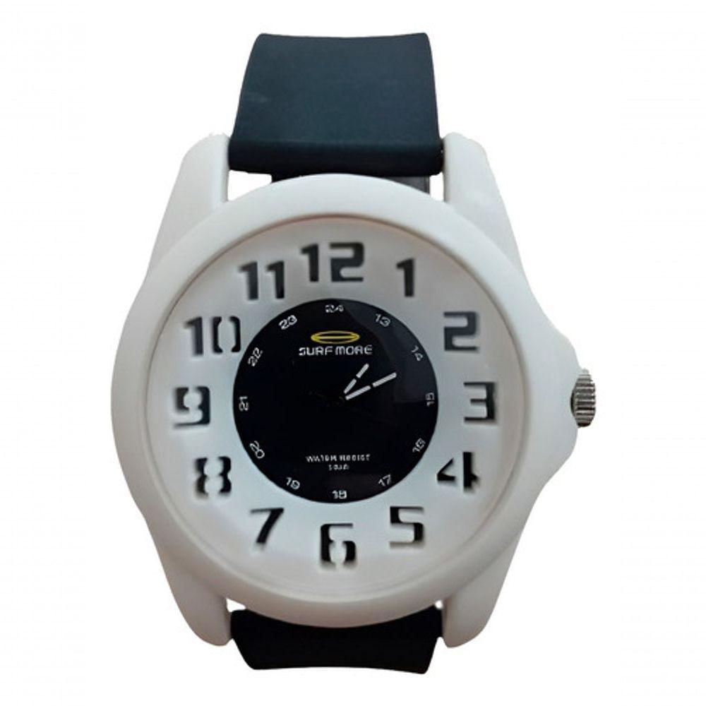 Relógio Analógio Masculino Surf More Analógico Branco 45mm