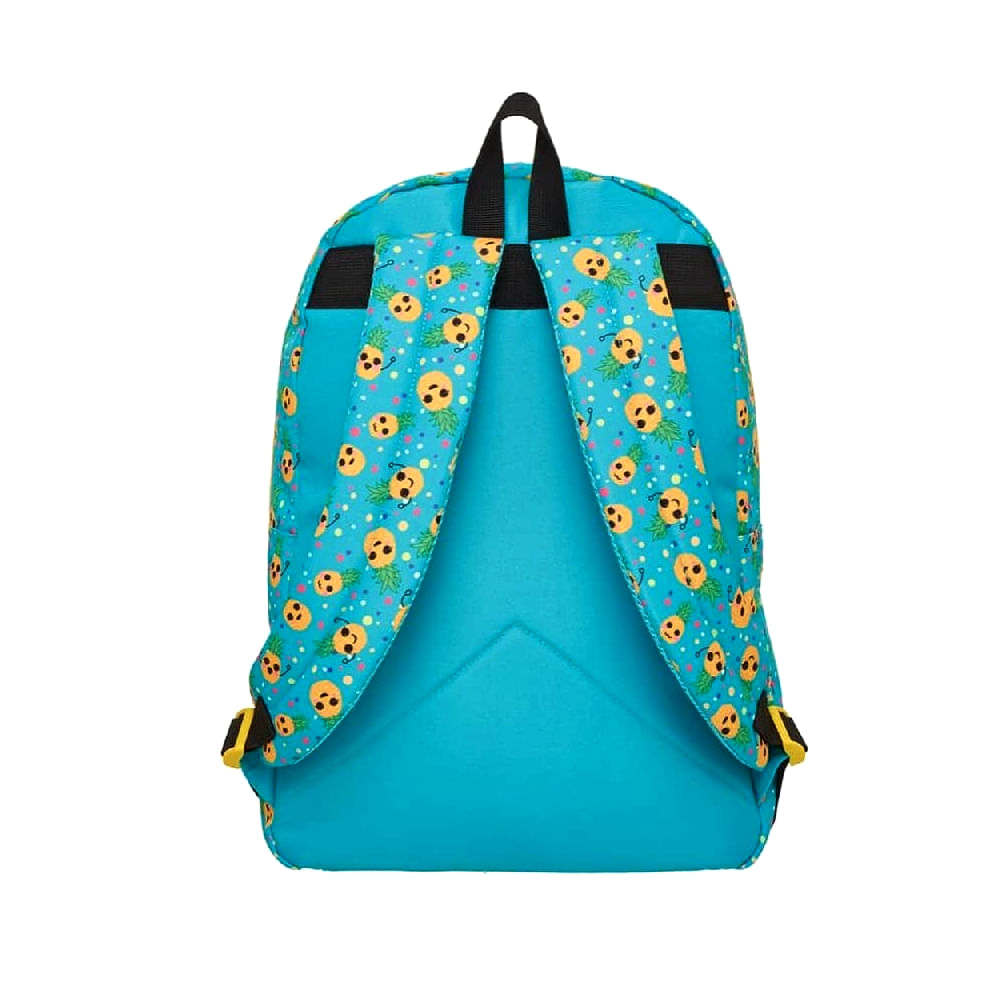 Mochila Pacific Emoji Tropicool Abacaxi Azul