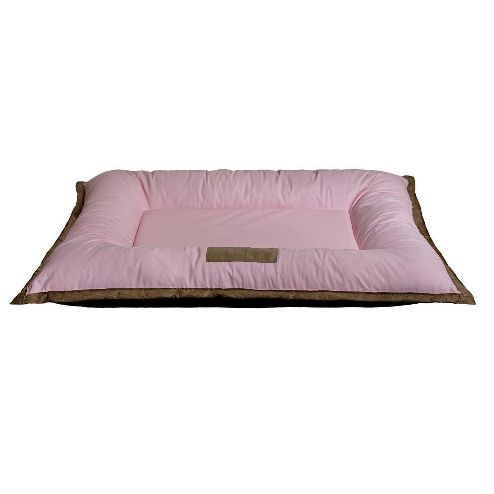 Cama Colchonete Pet Média Cachorro Gato Cor:rosa