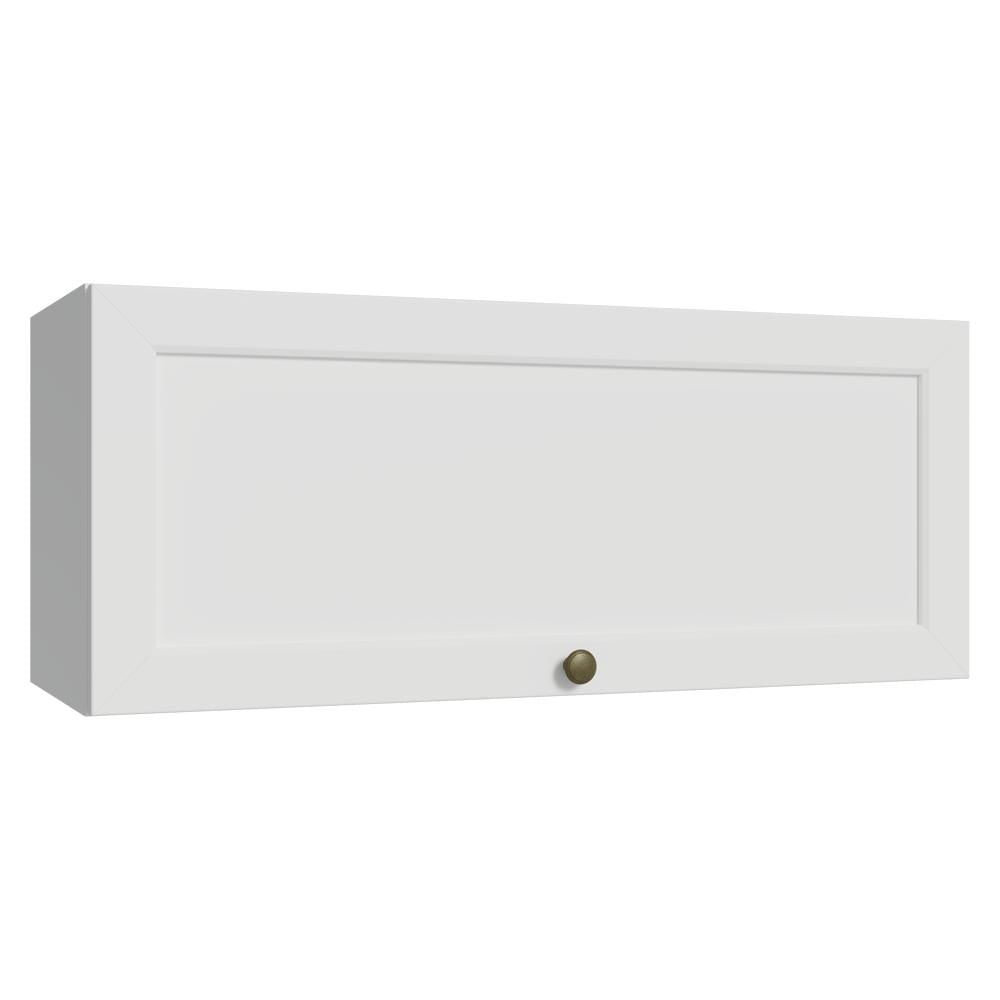 Armário Aéreo 80 cm 1 Porta Basculante Branco Vik Madesa