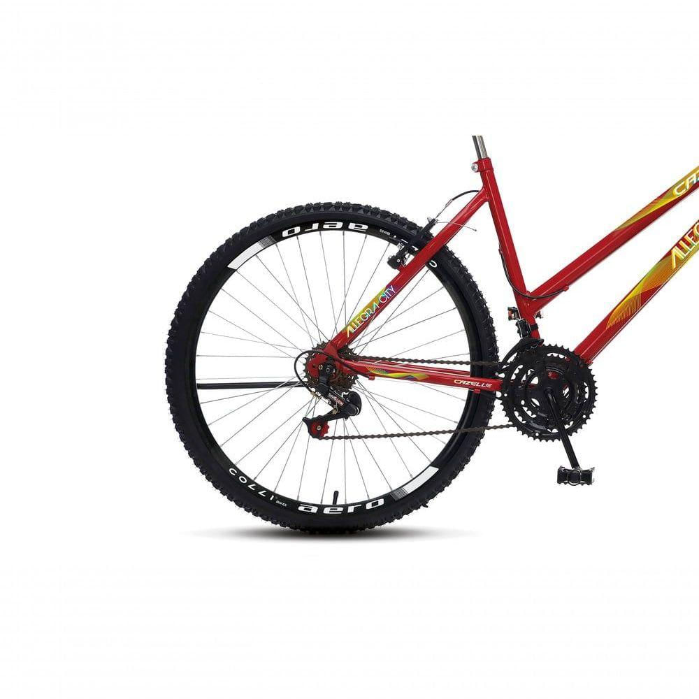 Encontraproduto.com.br - Bicicleta Colli Bike Cazelle Allegra City Aro 26 18 Marchas Freio V-Brake Suspensão Dianteira Rosa