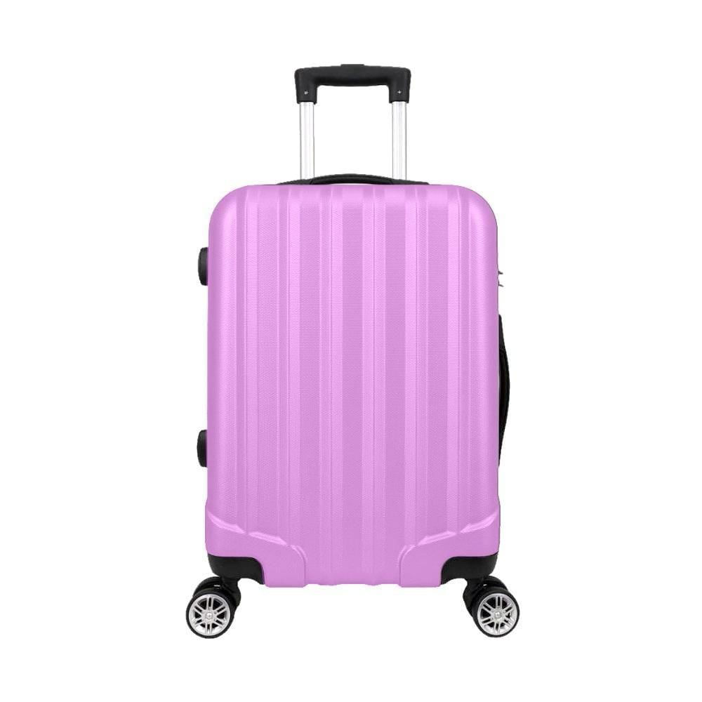Mala De Bordo Abs 4 Rodas Action Fortt Rosa MAB02-RA