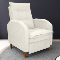 Poltrona Reclinável Leeds Boucle Natural
