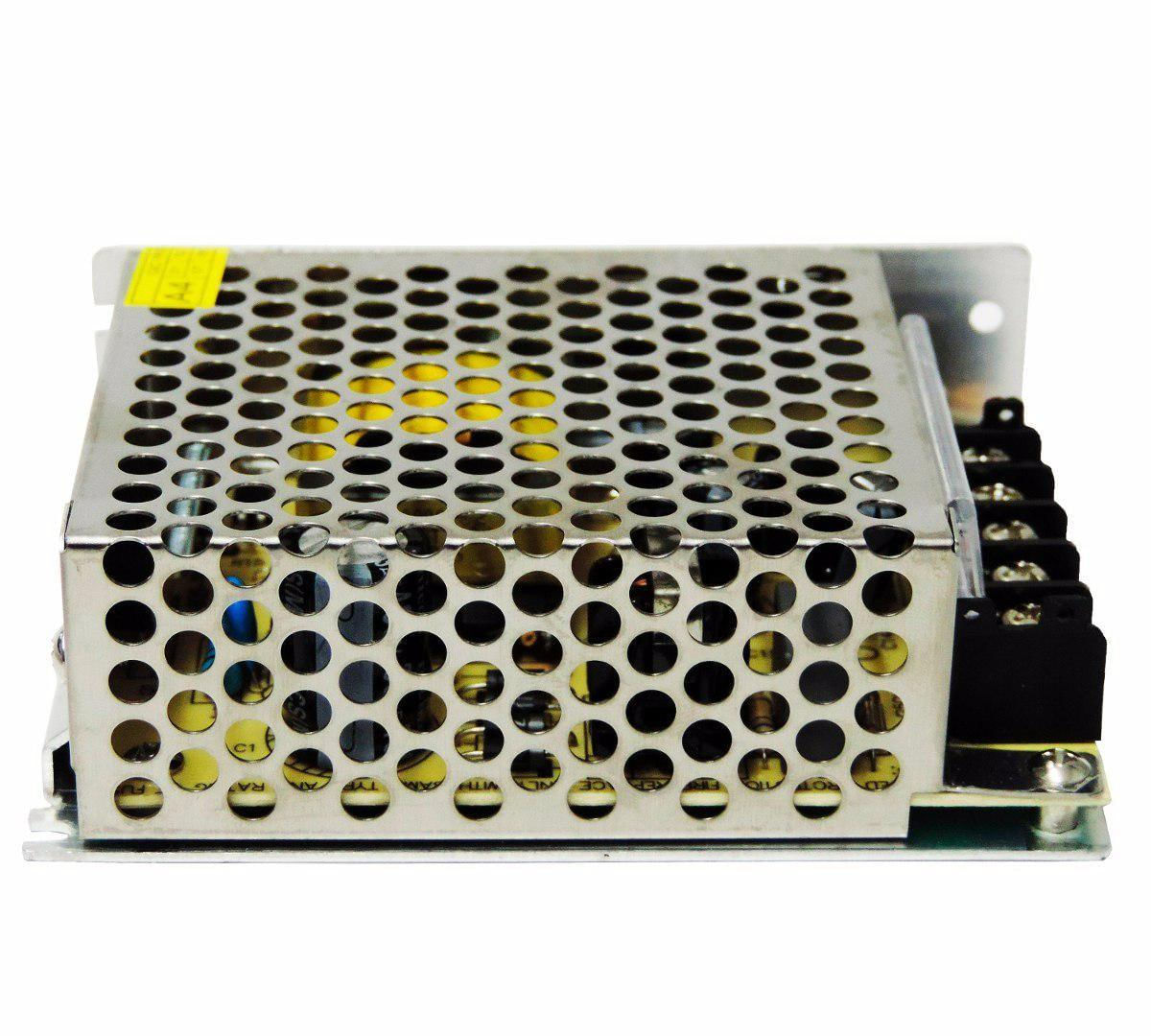 Fonte Chaveada 12V 10A 120W Para Cftv Fita Led Som Automotivo