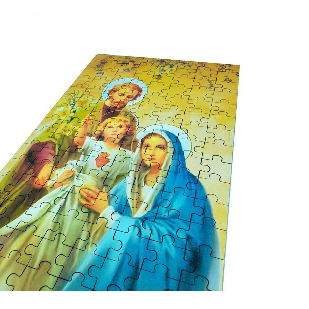 Quebra-cabeça 120 Peças Em Mdf Sagrada Familia De Deus