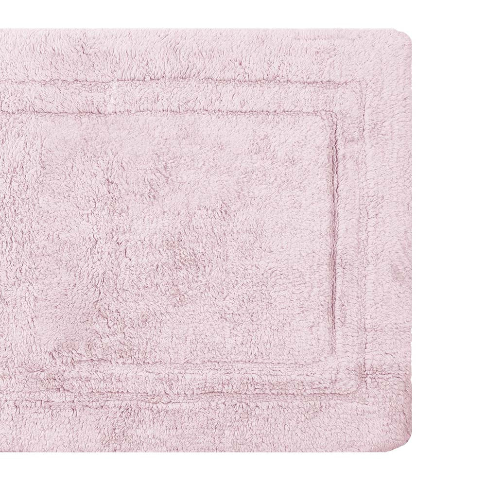 Tapete de Banheiro Bogotá 2000g 50x80cm Rose Naturalle