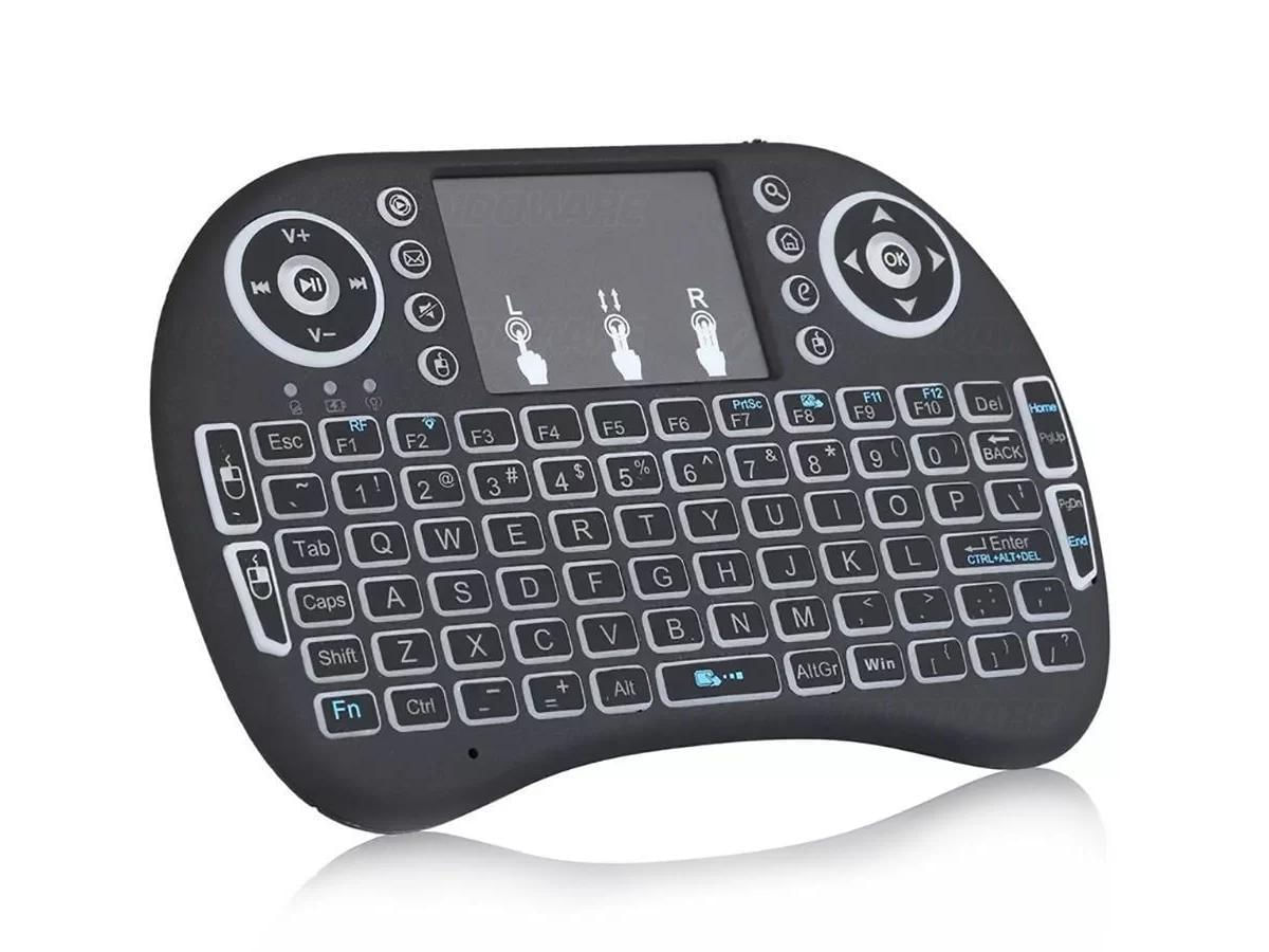 Mini Teclado Wireless Keyboard Mouse Smart Tv Android