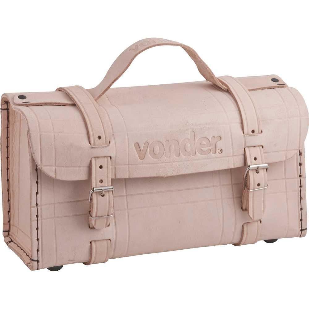 Encontraproduto.com.br - Maleta de couro 330x110x170cm marrom natural - Vonder