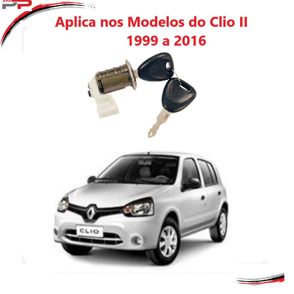 Cilindro Porta Esquerda Clio 2 1999 a 2012 2 e 4 portas