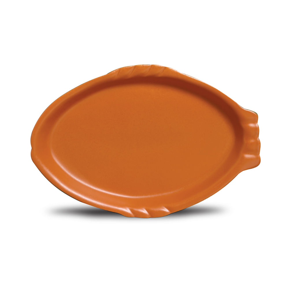 Travessa Peixe Nova Imagem Cerâmica Tijolo Mate 450ml - 1 Peça