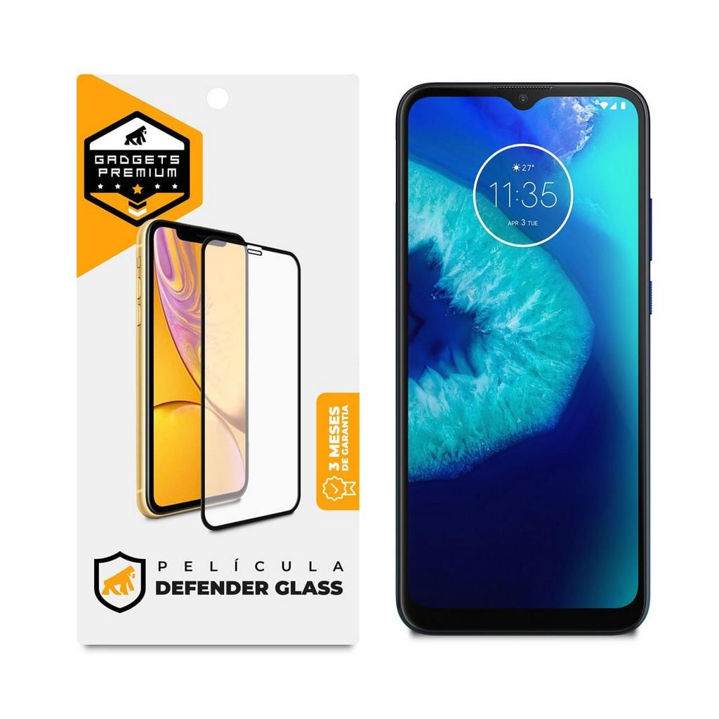 Película Defender Glass para Motorola Moto G8 power - Preta - Gshield