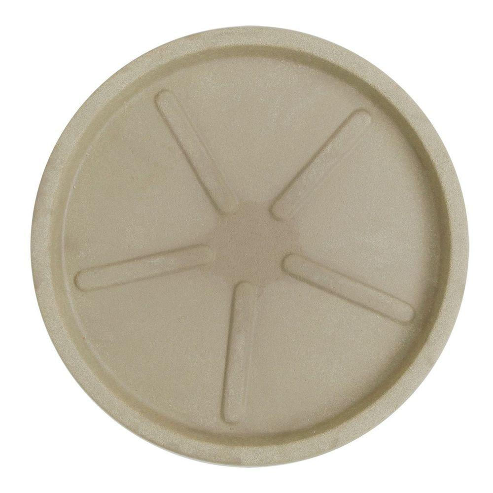 Prato De Vaso Redondo 40 X 3 Cm Cor 05 - Antique Camurça