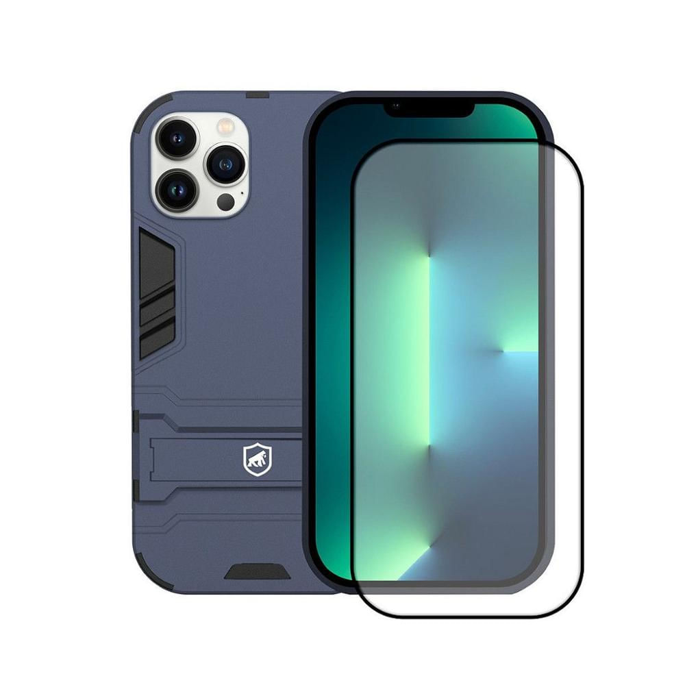 Kit Capa Armor e Pelicula Coverage 5D Pro Preta para iPhone XR - Gshield