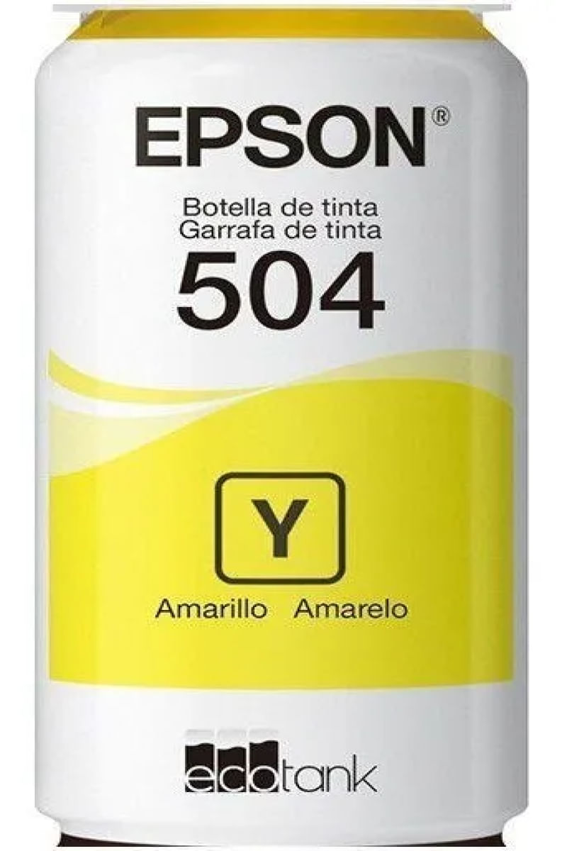 Refil Tinta Epson T504420-AL - Amarelo