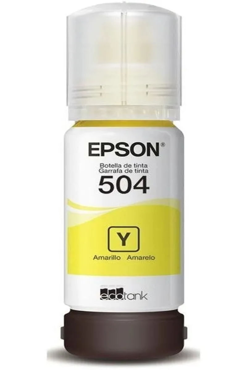 Refil Tinta Epson T504420-AL - Amarelo