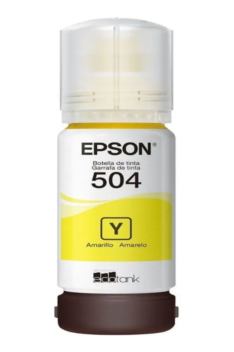 Refil Tinta Epson T504420-AL - Amarelo