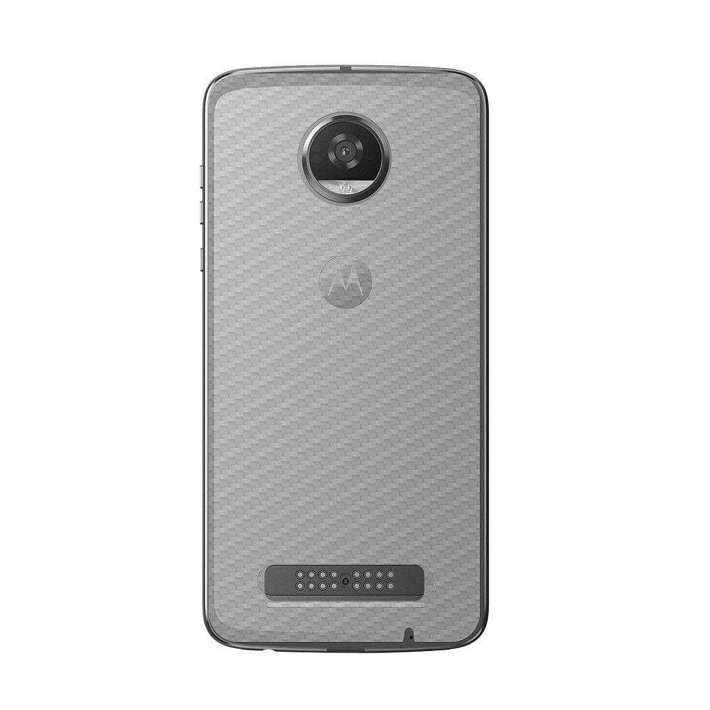 Película Traseira de Fibra de Carbono Transparente para Motorola Moto Z2 Play - Gorila Shield