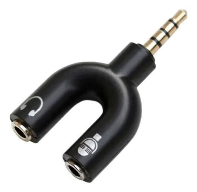 Adaptador Splitter P2 X P3 Áudio E Fone Soundvoice Lite Ap3Y