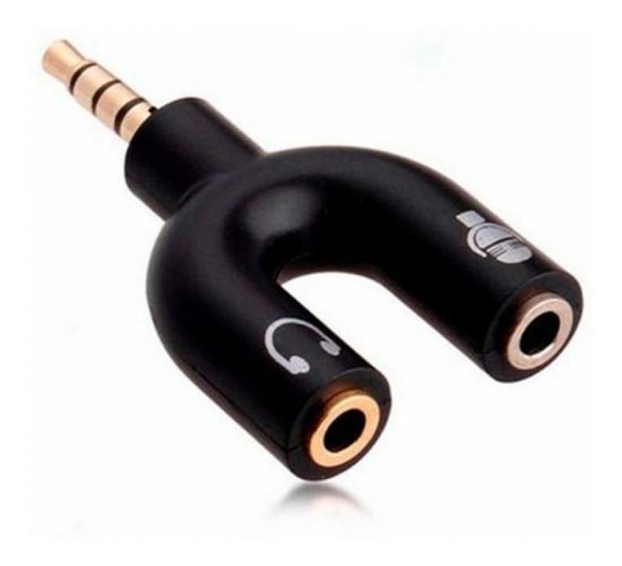 Adaptador Splitter P2 X P3 Áudio E Fone Soundvoice Lite Ap3Y