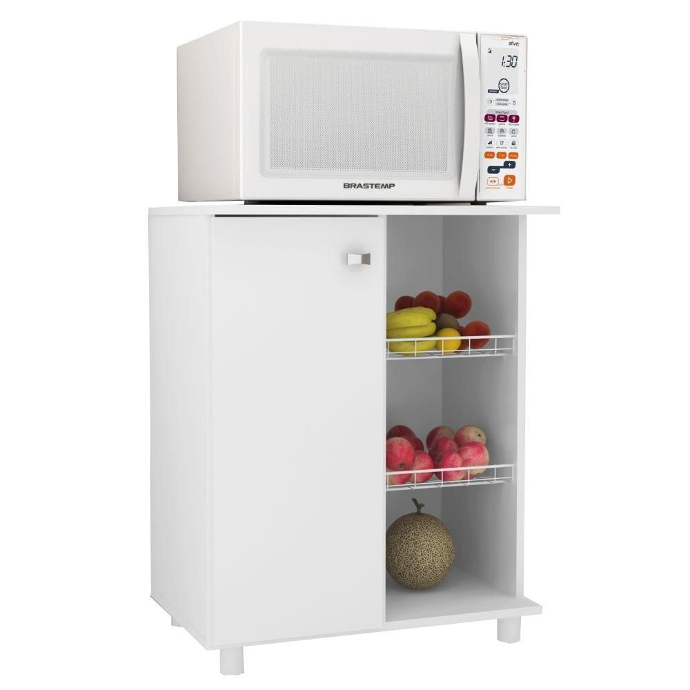 Balcão Fruteira 1 Porta BF3205 Branco - Tecno Mobili