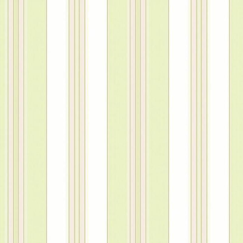 Papel de Parede Waverly Stripes Lovers Lane Verde/Rosa WA7778 - Rolo: 10m x 0,52m