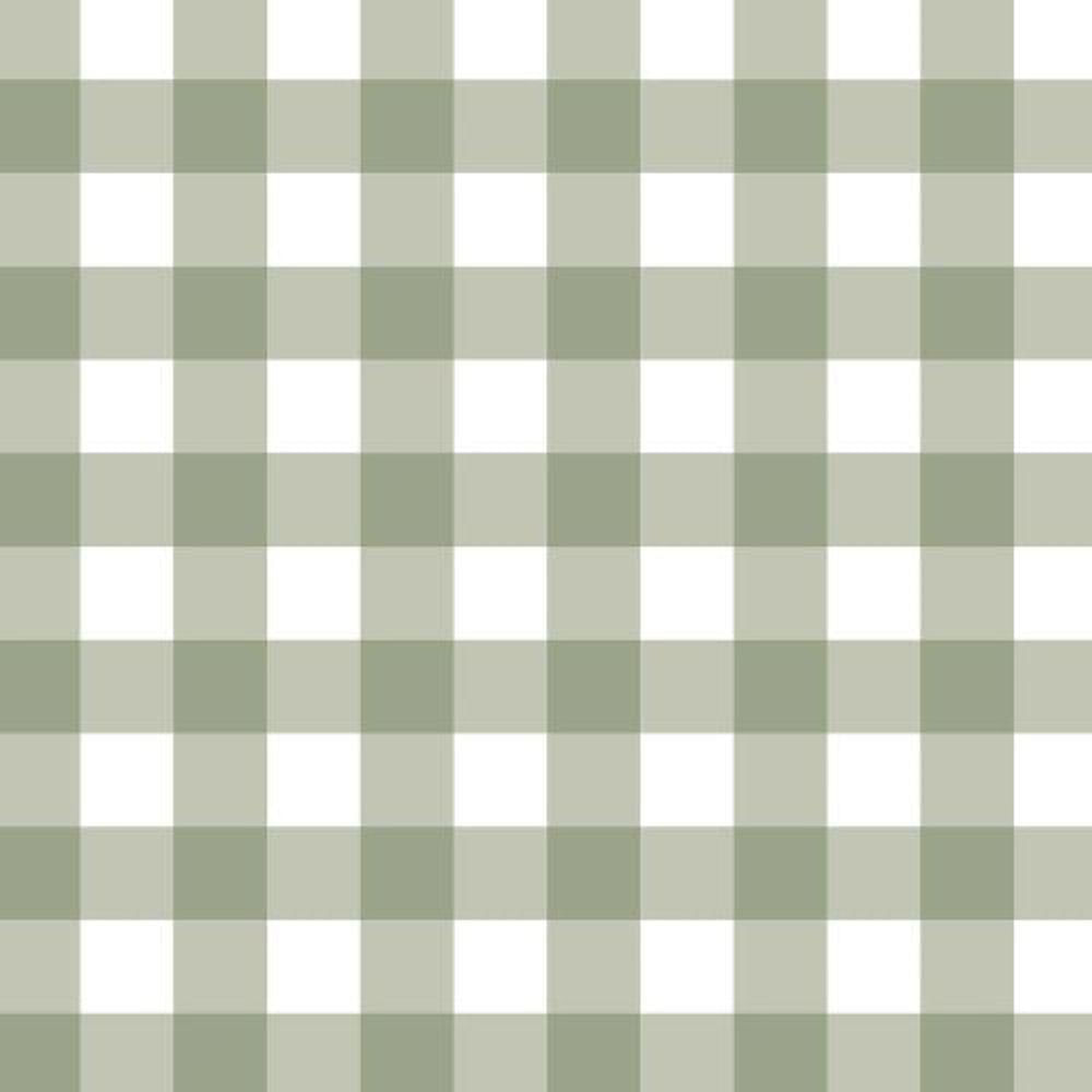 Papel De Parede Happy Xadrez Verde 12375
