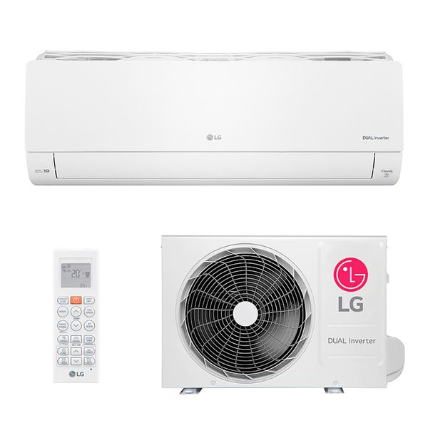 Ar Condicionado Split Hi Wall - Inverter R-32 - LG - Dual Inverter Voice + IA - 12.000 BTUs - Frio - 220V