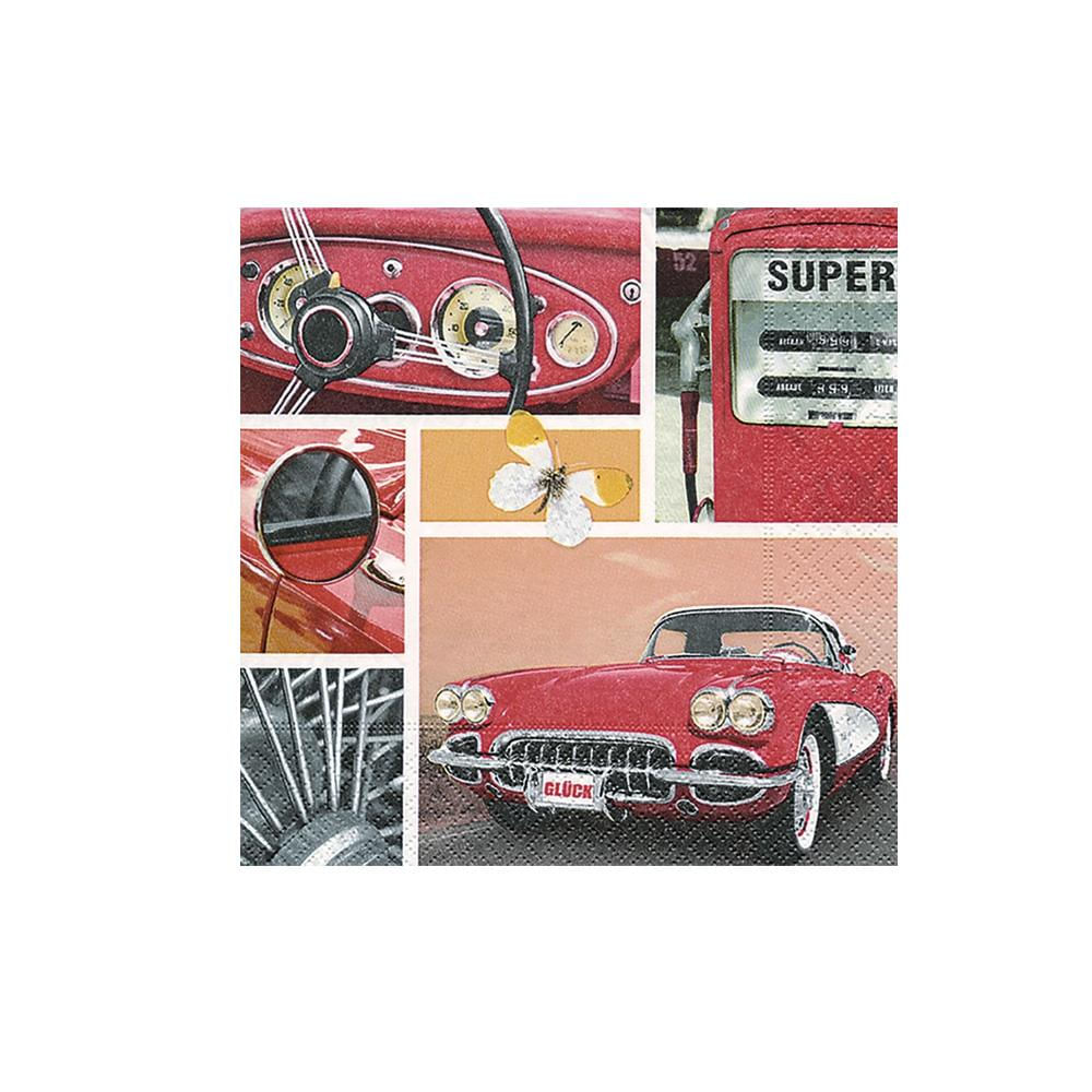 Encontraproduto.com.br - Guardanapos Paper Design Road Runner em papel Xmas 20 folhas 33x33cm