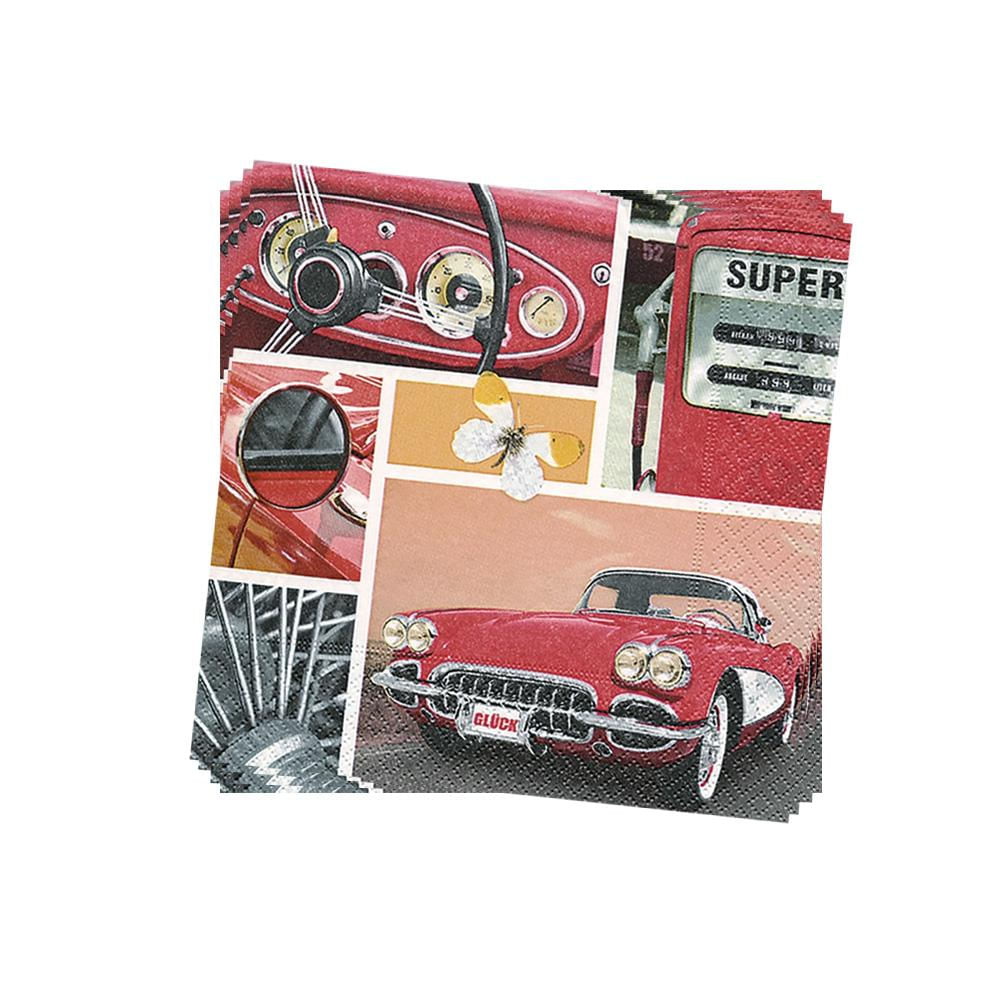 Encontraproduto.com.br - Guardanapos Paper Design Road Runner em papel Xmas 20 folhas 33x33cm