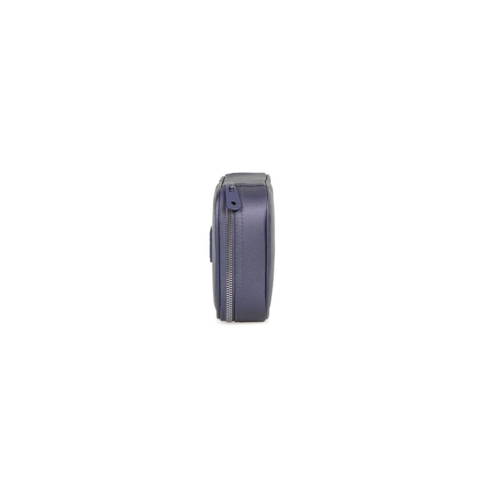 Estojo Box Feminino Grande Perolado Roxo