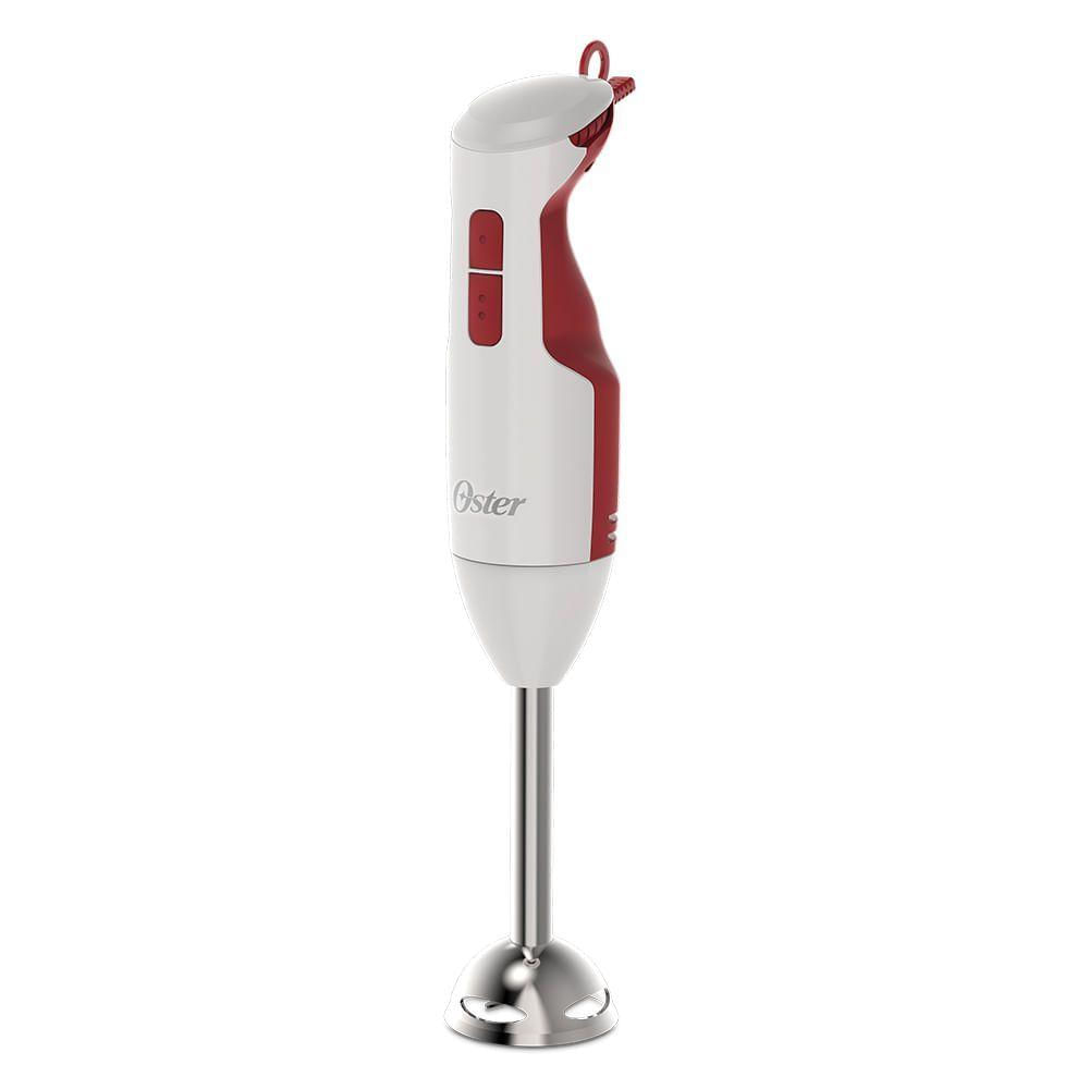 Mixer Delight Função Turbo Branco com Vermelho Oster 220V
