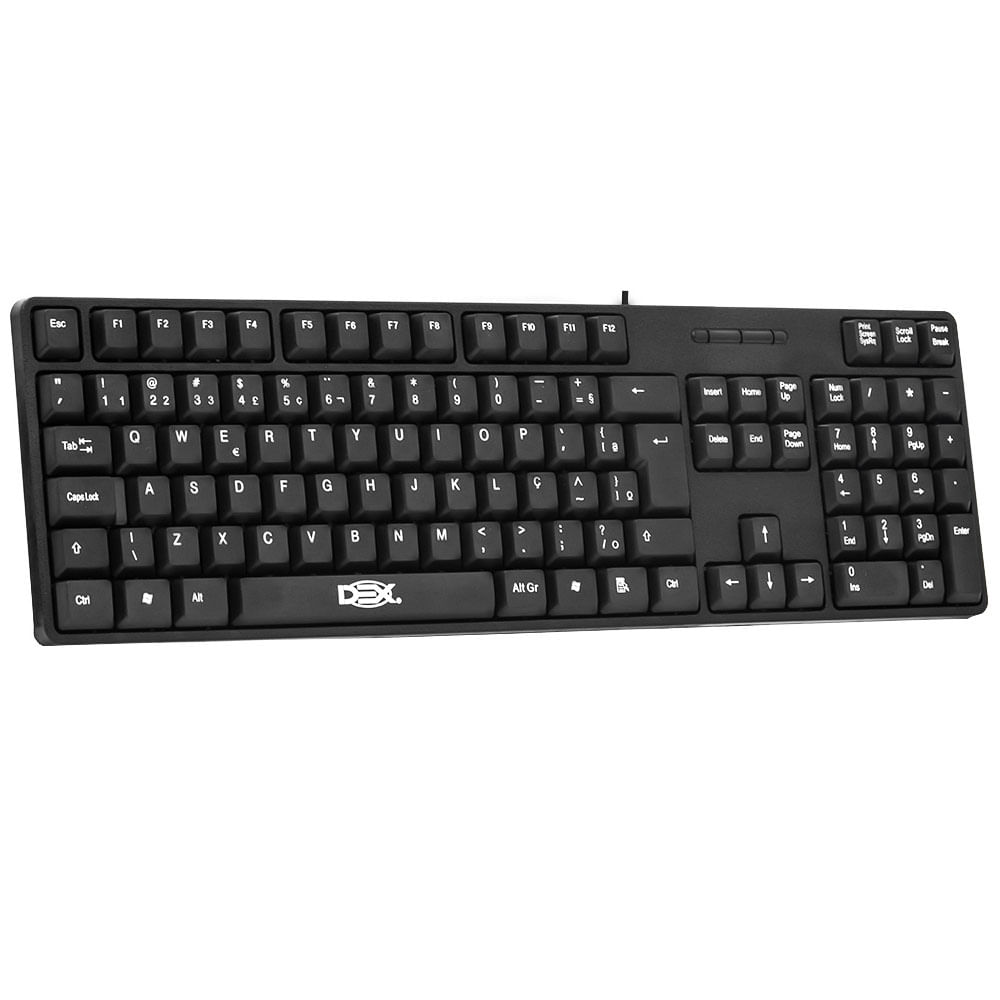 Teclado Ps2 Preto Standard