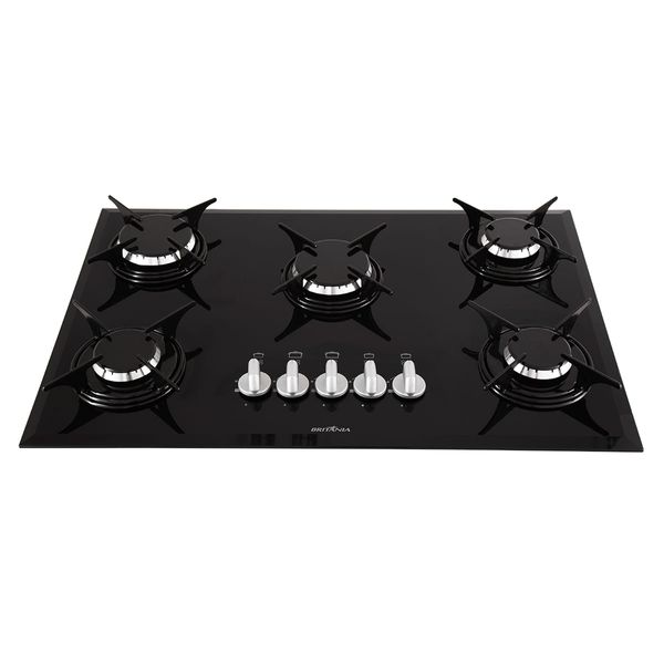 Cooktop de Embutir a Gás Britânia 5 Queimadores BCT5P Bivolt
