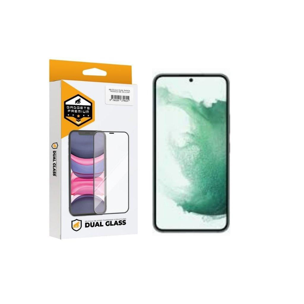 Película Dual Glass para Samsung Galaxy S22 Plus - Preto - Gshield