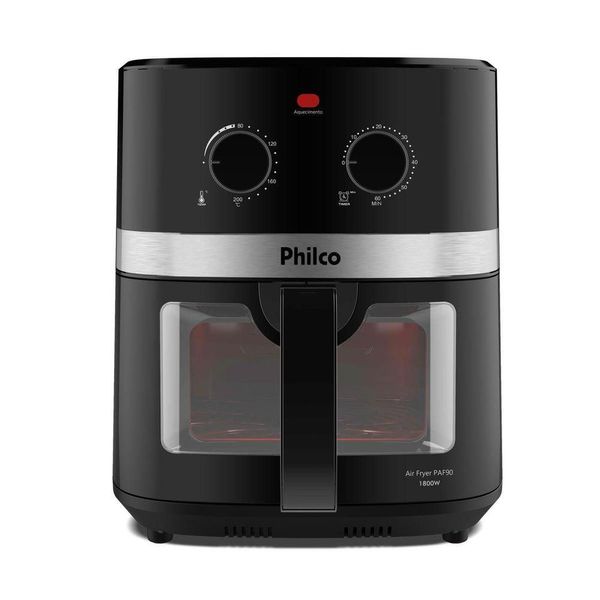 Air Fryer Philco 9L Visor Glass Redstone 1800W PAF90 220V