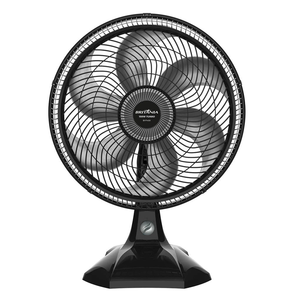 Ventilador de Mesa 2 em 1 Maxx Force 150W 40cm 6 Pás BVT400 Britânia Preto - 127V