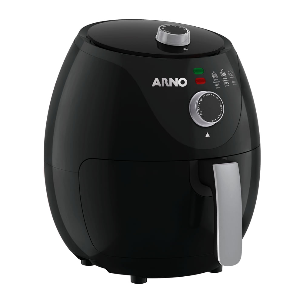 Fritadeira Elétrica Air Fryer Arno Easy Fry EZFP 3,2L Preta - 127V