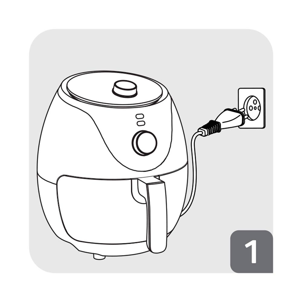 Fritadeira Elétrica Air Fryer Arno Easy Fry EZFP 3,2L Preta - 127V
