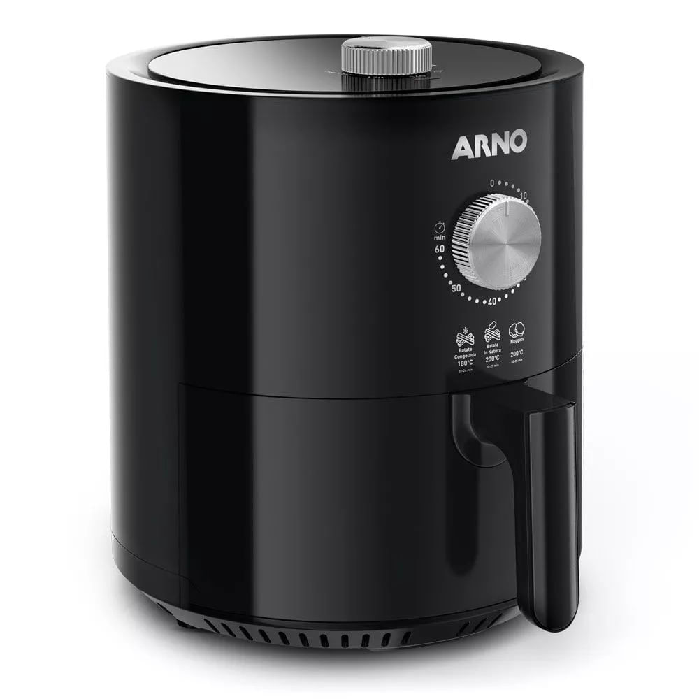 Fritadeira Elétrica Air Fryer Arno Airfry Ultra UFRP 4,2L Preta - 127V