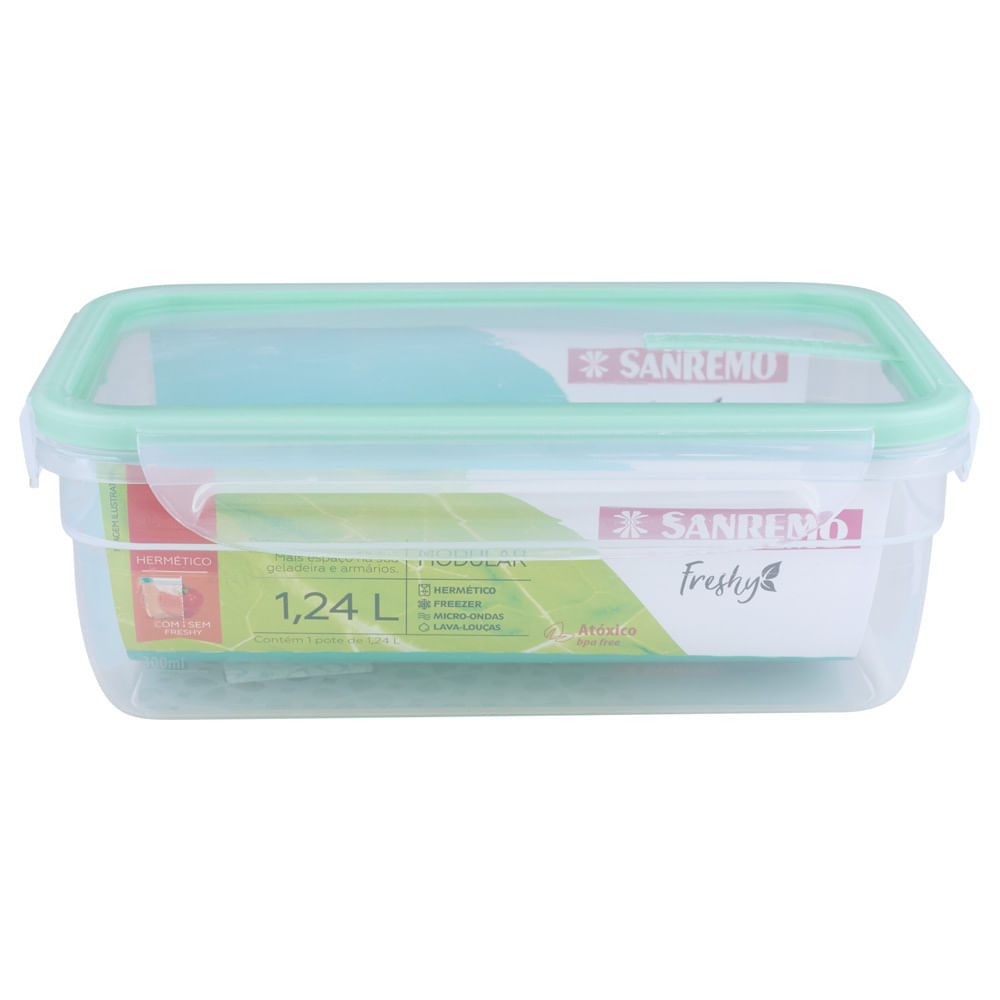 Pote Sanremo com Trava Verde 1,24L