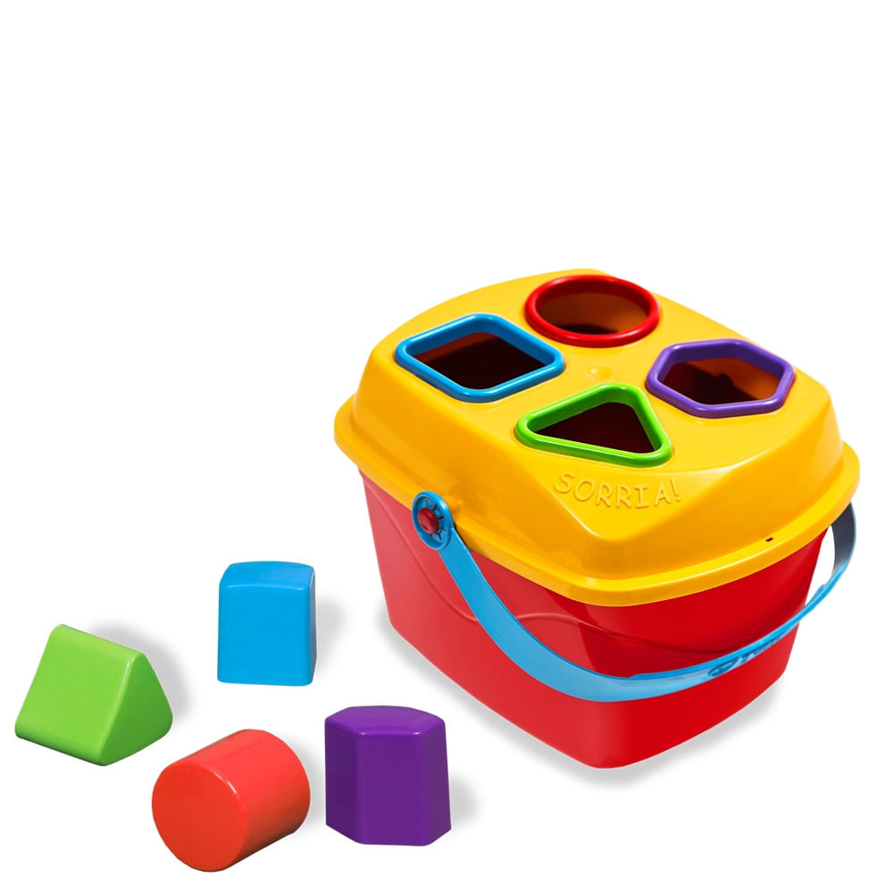 Brinquedo Cestinha Didática Cardoso Formas Geométricas