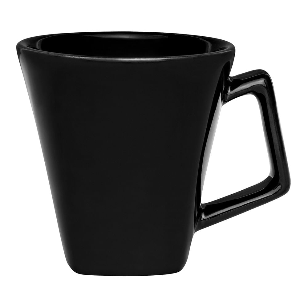 Caneca Oxford Mini Quartier Cerâmica Preta 220ml