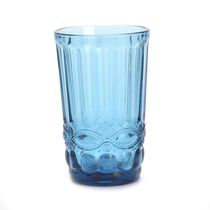 Copo Le Greek Vidro Azul 370ml