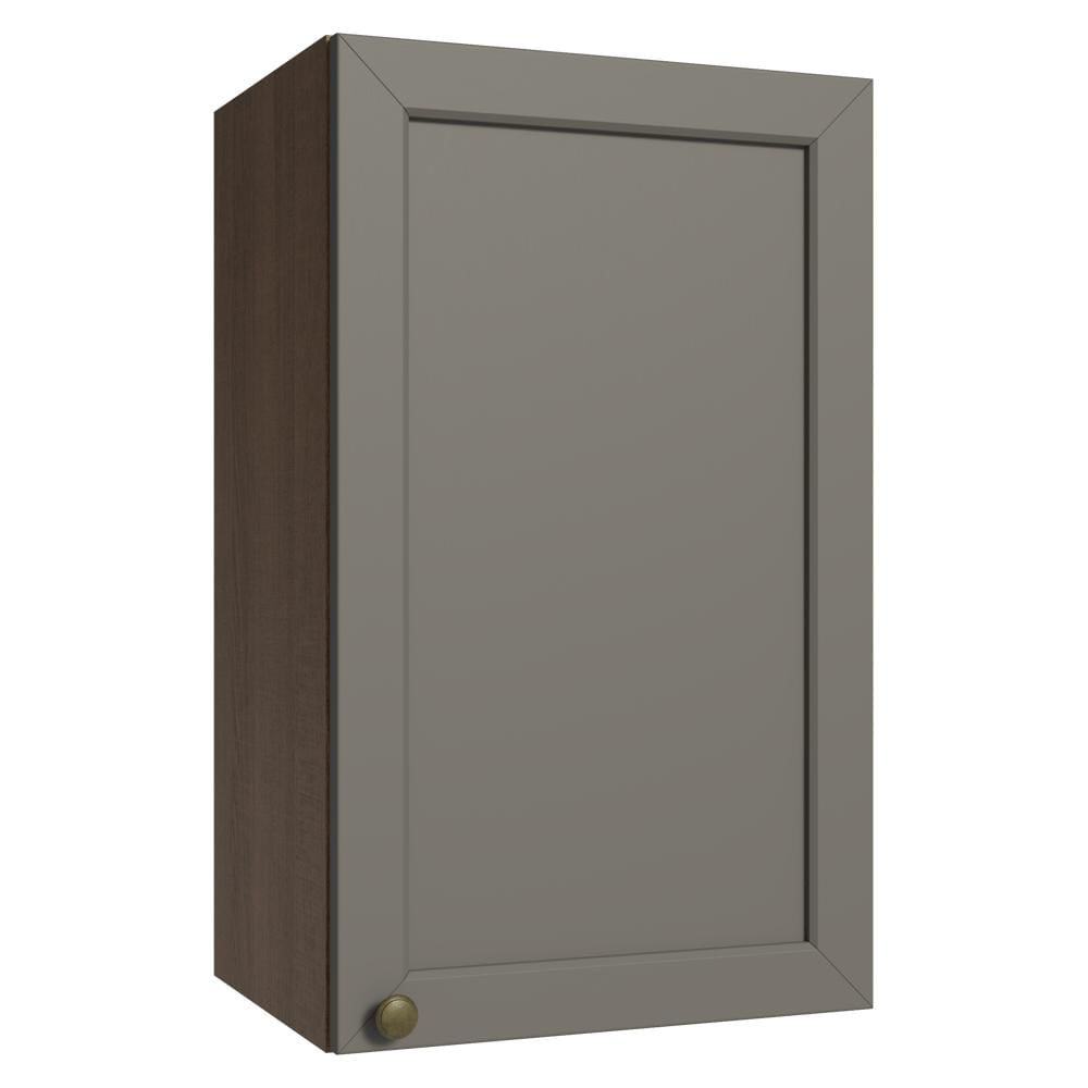 Armário Aéreo 40 cm 1 Porta Rustic/Cinza Vik Madesa
