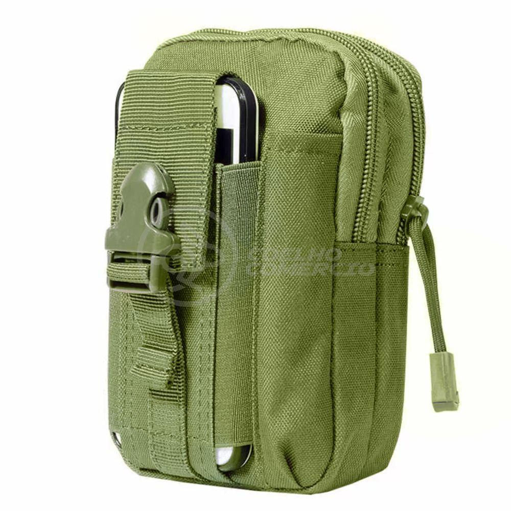 Kit De Sobrevivência E Atividades Camping Verde Militar Para Selva Escoteiro Pesca Acampar