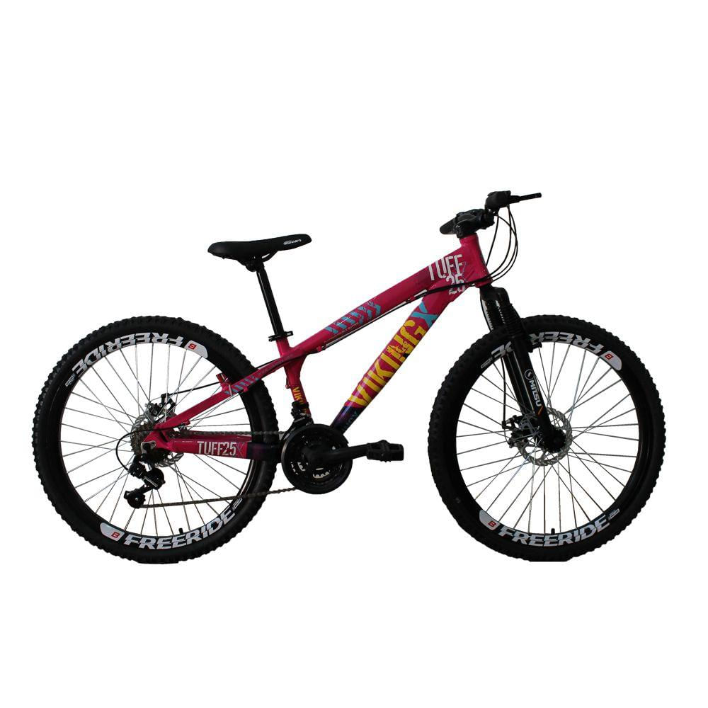 Bicicleta Freeride Aro 26 Freio a Disco 21 Vel. VikingX