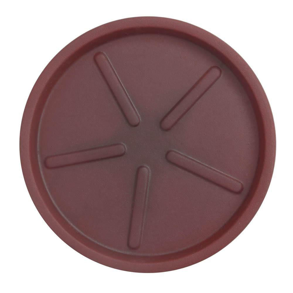 Prato De Vaso Redondo 40 X 3 Cm Cor 32 - Antique Vermelho