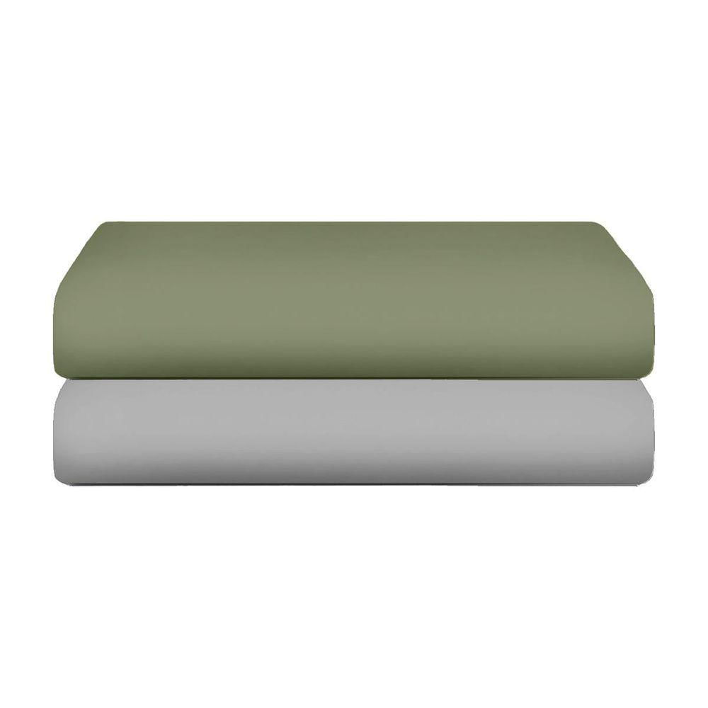 Kit Com 2 Lençol De Malha King Com Elástico 100% Algodão - Linha Casa - Kit 3