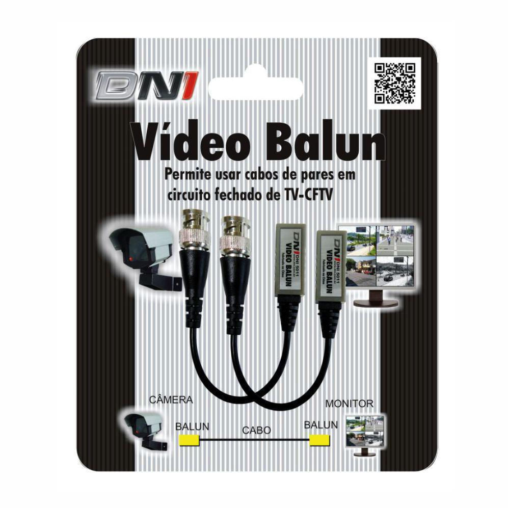 Video Balun Dni 5011 Passivo 180 Graus