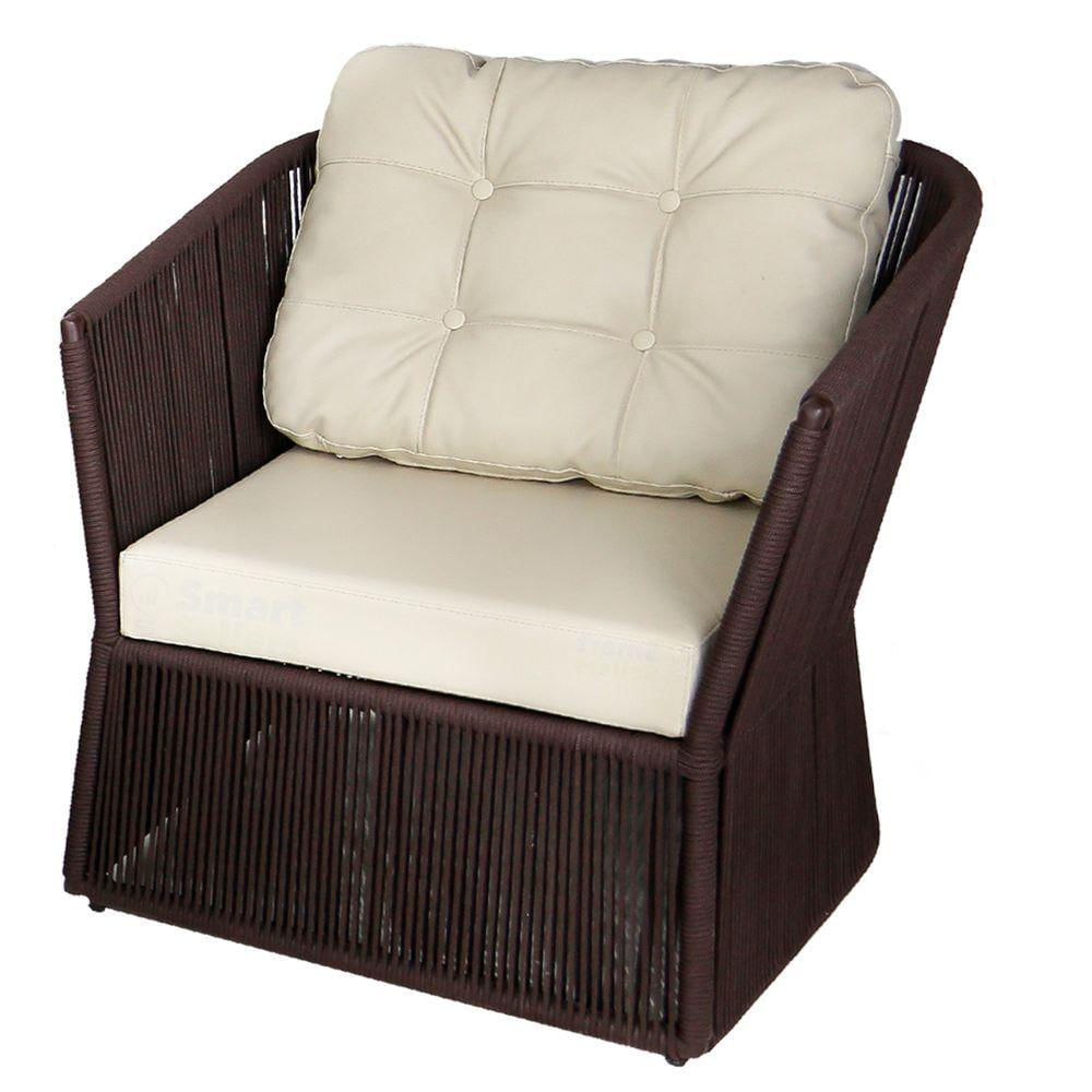 2 Poltronas Alumínio P/ Área Externa, Varanda, Jardim, Sala